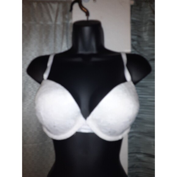Youmita 38C White Floral Lace Push-Up Bra & XL Floral Lace Panty NWT - Picture 3 of 8